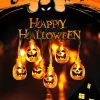 Cross-border led lights, Halloween light strings, solar pumpkin lanterns, festival decorative lights, outdoor festive atmosphere lights, and colorful lights details Picture